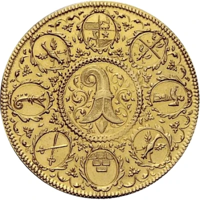 ½ Thaler Gold pattern strike ND front