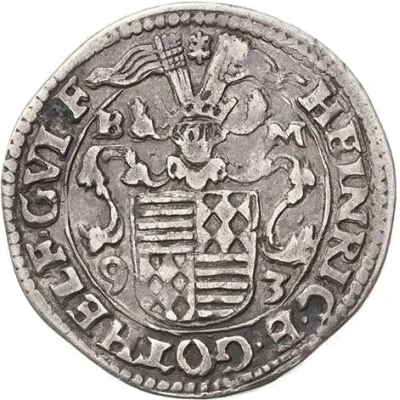 ¼ Thaler - Henry II and Gotthelf Wiilhelm front