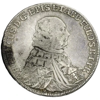 ½ Thaler - Henry VIII of Bibra Konventionshalbtaler front