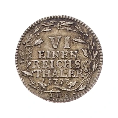 ⅙ Thaler - Henry XI back