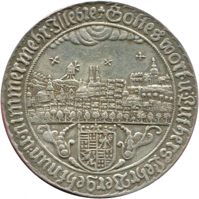 ⅔ Thaler - Hoyer Christof II 100th Anniversary of the Naumburg Confession back