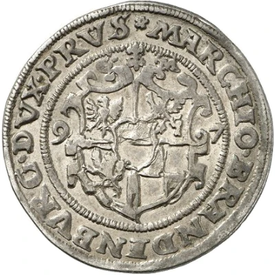 ½ Thaler - Joachim Frederick of Brandenburg back