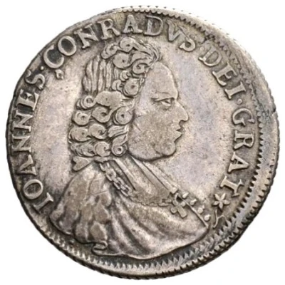 ¼ Thaler - Johann Konrad II von Reinach-Hirzbach front