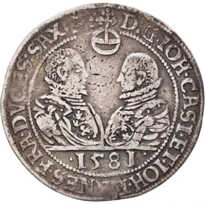 ½ Thaler - John Casimir and John Ernest front