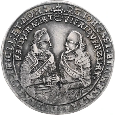 ½ Thaler - John Casimir and John Ernest front