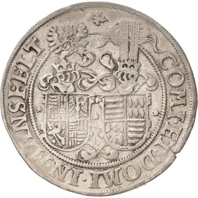 ¼ Thaler - John George I, Christoph II and John Ernest back