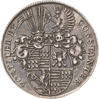 ¼ Thaler - John George III Death back