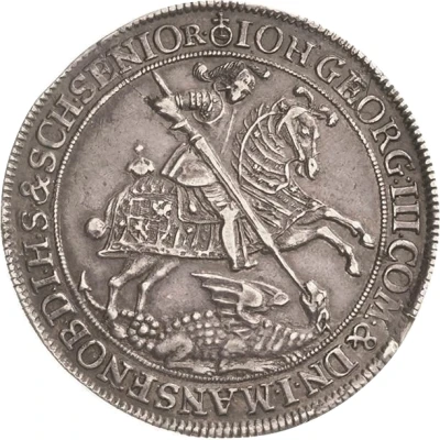 ½ Thaler - John George III Death front