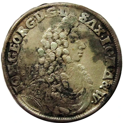 ⅔ Thaler - John George II front