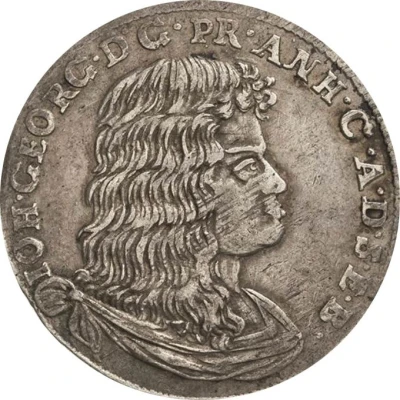 ⅔ Thaler - John George II front