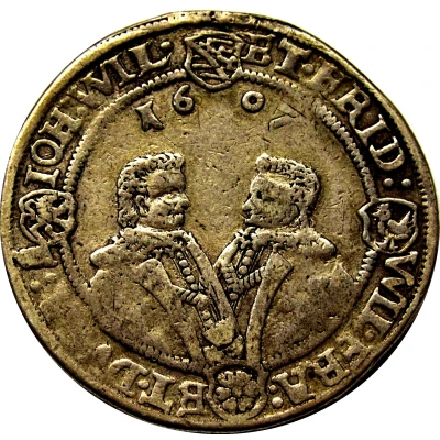 ½ Thaler - John Philip I, Frederick VIII, John William IV and Frederick William II back