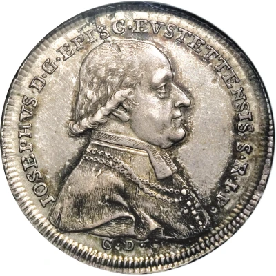 ½ Thaler - Joseph of Stubenberg front