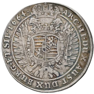 ½ Thaler - Leopold I Breslau back