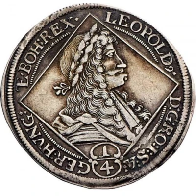 ¼ Thaler - Leopold I Graz front