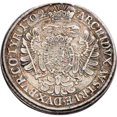 ½ Thaler - Leopold I Vienna back