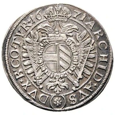 ¼ Thaler - Leopold I Vienna back