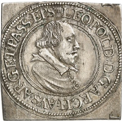 ¼ Thaler - Leopold of Austria Klippe ND front