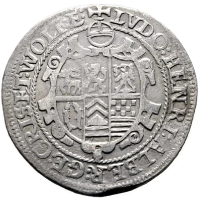 ½ Thaler - Louis II, Henry XXI, Albert George, Christof I and Wolfgang Ernest front