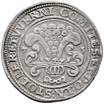 ½ Thaler - Louis II, Henry XXI, Albert George, Christof I and Wolfgang Ernest back