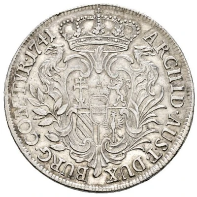 ½ Thaler - Maria Theresia Vienna back