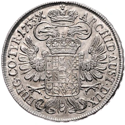 ½ Thaler - Maria Theresia Vienna back