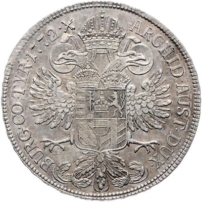 ½ Thaler - Maria Theresia back