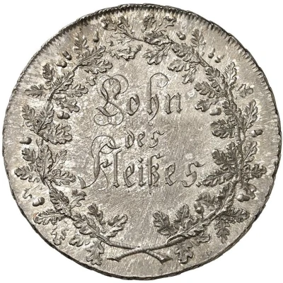 ½ Thaler - Maximilian I Joseph Schulpreistaler ND back