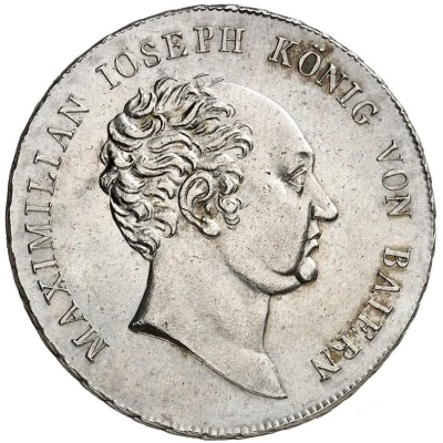 ½ Thaler - Maximilian I Joseph Schulpreistaler ND front