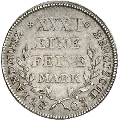 ½ Thaler - Maximilian IV Joseph back