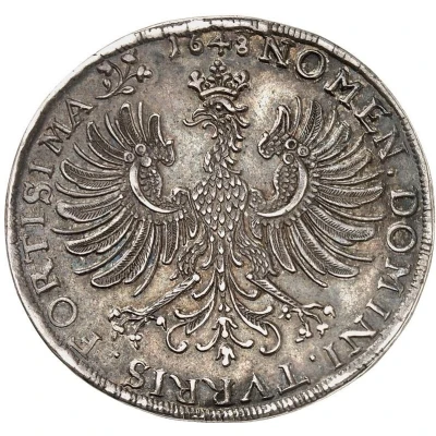 ½ Thaler Peace of Westphalia back