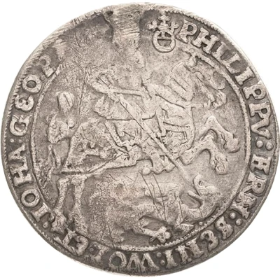 ½ Thaler - Philip Ernest, Wolfgang III and John George II front