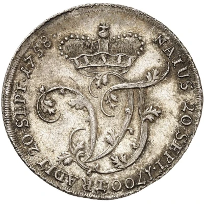 ⅓ Thaler - Victor II Frederick Birthday front