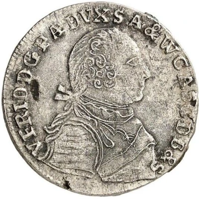 ⅙ Thaler - Victor II Frederick Seven Years' War front