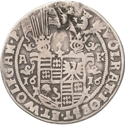 ¼ Thaler - Volrat VI, Jobst II and Wolfgang III front