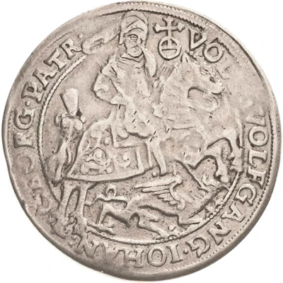 ½ Thaler - Volrat VI, Wolfgang III and John George front