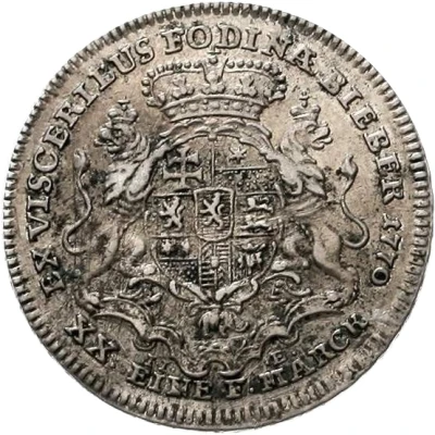 ½ Thaler - William IX ½ Biberer Ausbeutetaler back