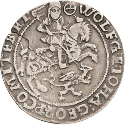 ¼ Thaler - Wolfgang III and John George II front