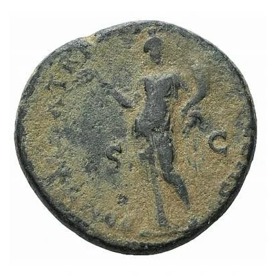 Æ - Vespasian PONT MAX TR POT P P COS VIII CENS S C; Serapis back