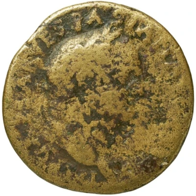 Æ - Vespasian PONT MAX TR POT P P COS VIII CENS S C; Victory front