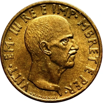 0.05 Lek - Victor Emmanuel III front