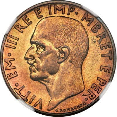 0.10 Lek - Victor Emmanuel III Trial front