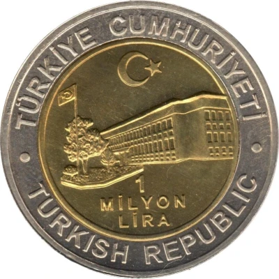 1 000 000 Lira Istanbul Mint front