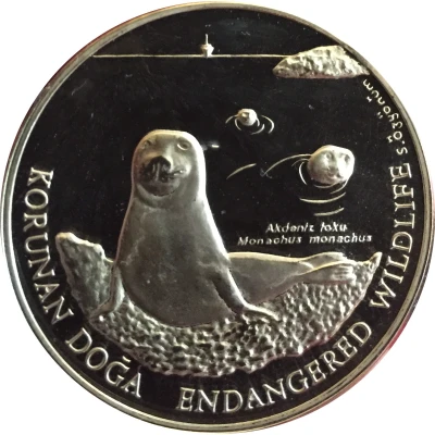 1 000 000 Lira Mediterranean Monk Seal back