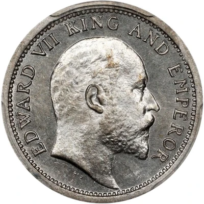 1 Anna - Edward VII Copper Nickel Pattern, Calcutta front