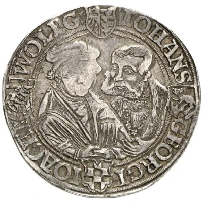 1 Ausbeutethaler - Wolfgang, John IV, George III and Joachim I Harzgerode front