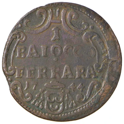 1 Baiocco - Benedict XIV back