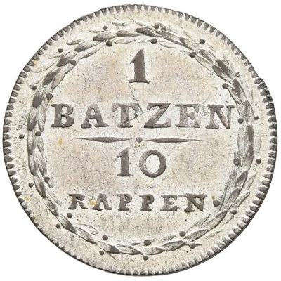 1 Batzen / 10 Rappen back