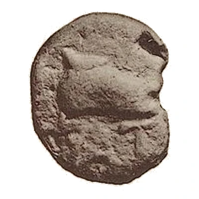 1 Biunx Rooster facing right 275 BC - 225 BC front