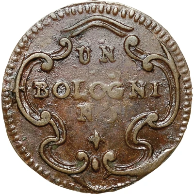 1 Bolognino - Ercole III d'Este back