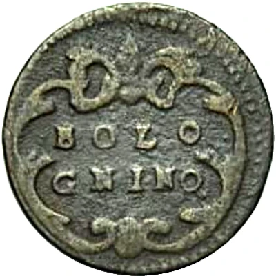 1 Bolognino - Francesco III d'Este ND back